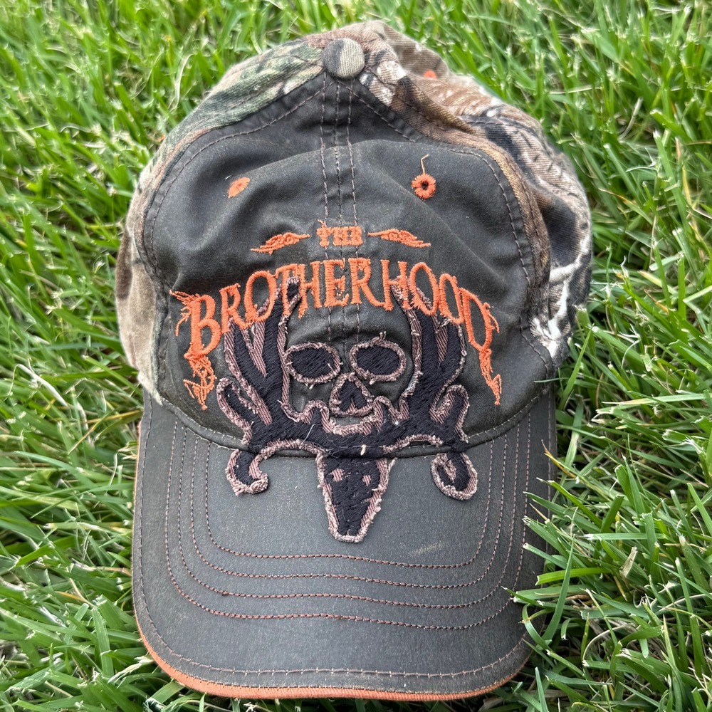 Paramount Outdoors Bone Collector The Brotherhood Camo Hunting Hat Strapback Cap